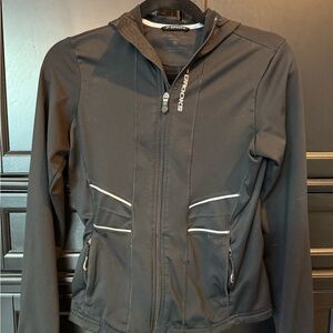 Women's Brooks Reflective Full Zip Black Running Jacket, Small, Fair Condition
